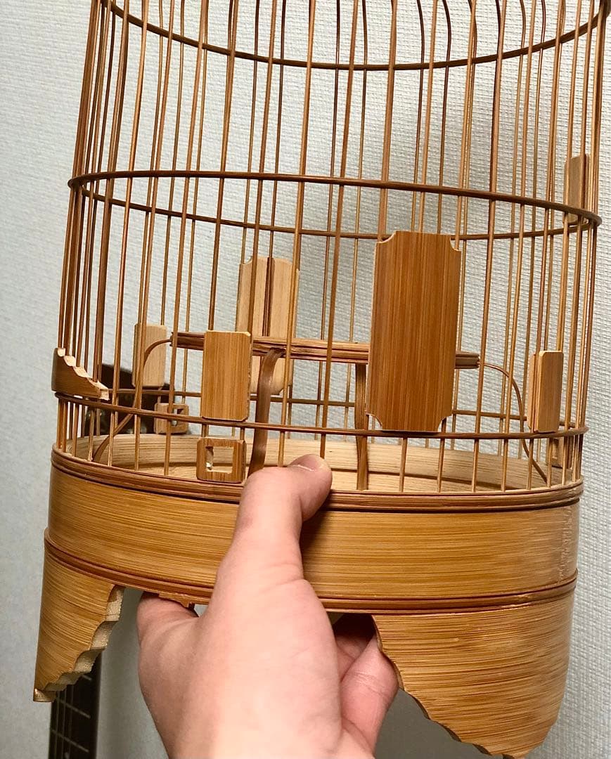 鳥かご　竹製