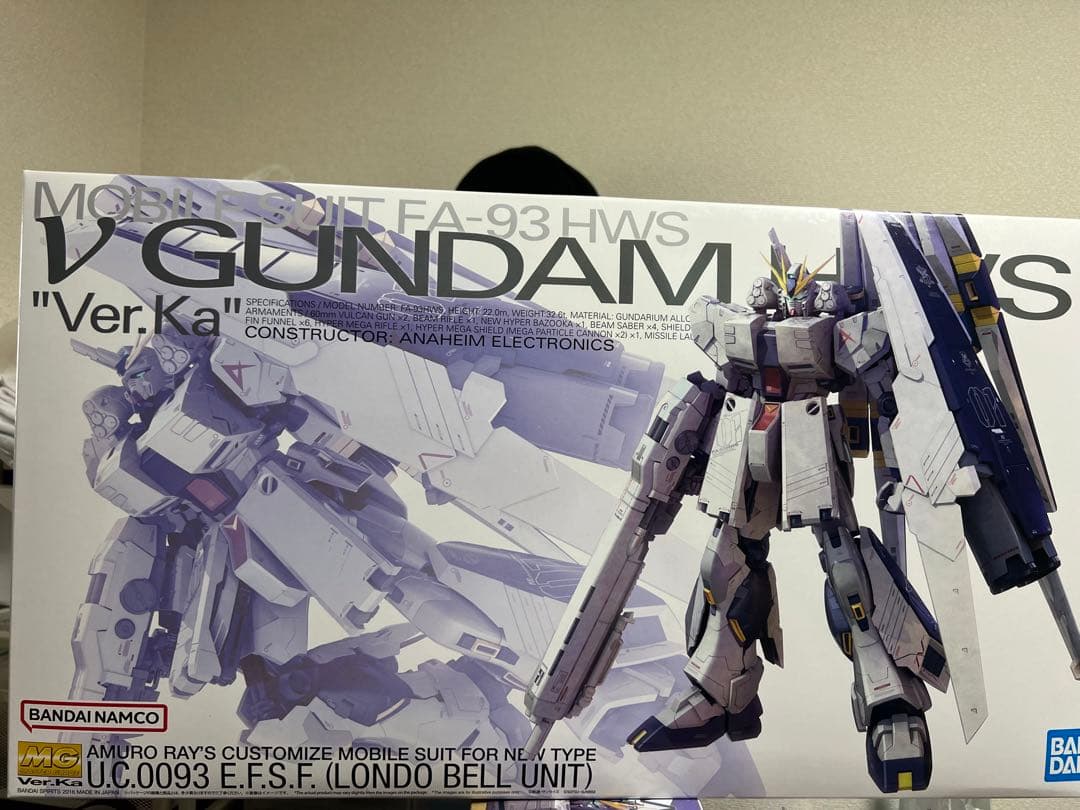 「まあさ」MG ロバートギリアム専用ザク　 MG νガンダム HWS 2点