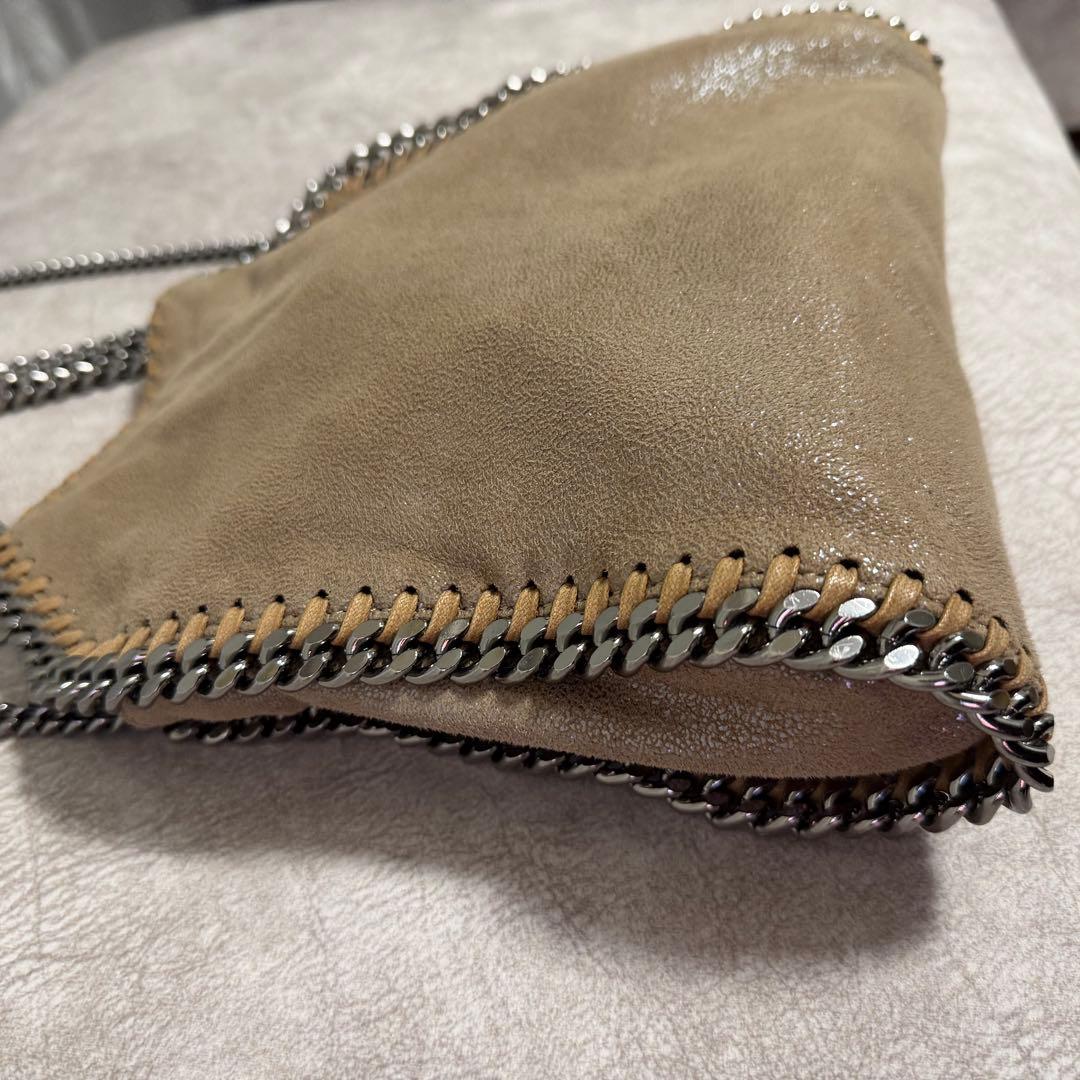 ステラマッカートニー ファラベラ チェーンショルダーバッグ ベージュ系