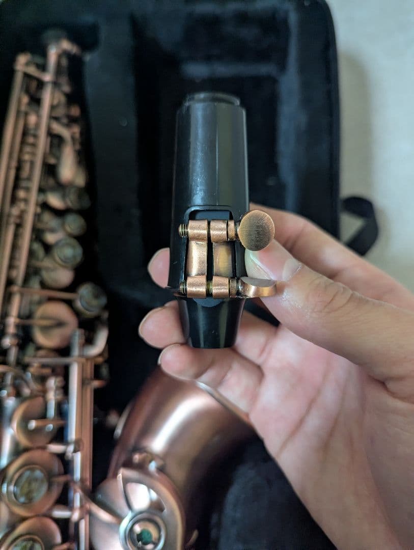 カーブド　ソプラノサックス　ノーブランド