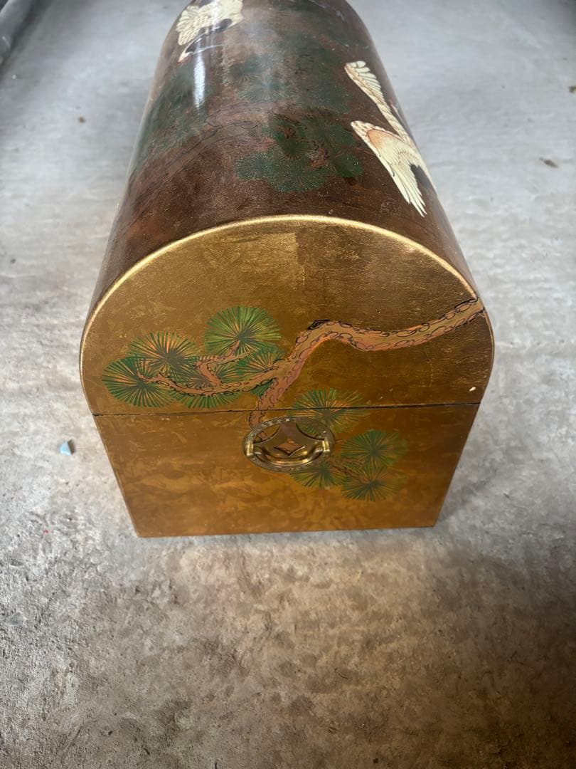 韓国 中国 唐木 螺鈿 青貝 螺鈿象嵌 ジュエリーボックス　小物箪笥