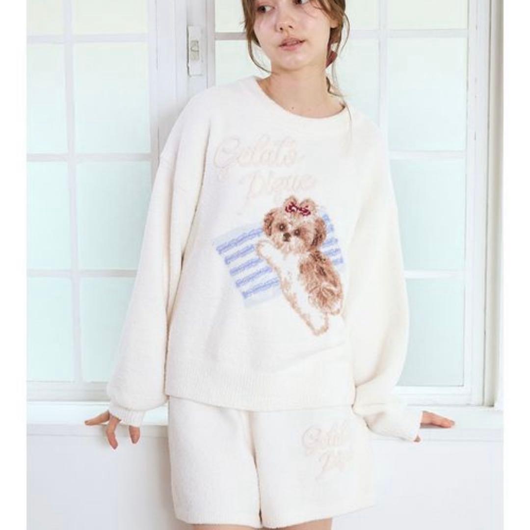 ジェラートピケ☆新品☆シーズージャガードプルオーバー＆ベビモコショートパンツ