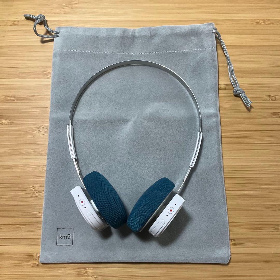 km5 Hp1ワイヤレスヘッドホン ホワイト