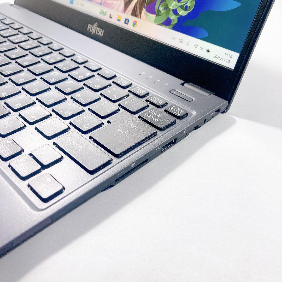 w122✨美品/超軽量 /爆速 SSD新品/Office付✨すぐ使えるノートPC