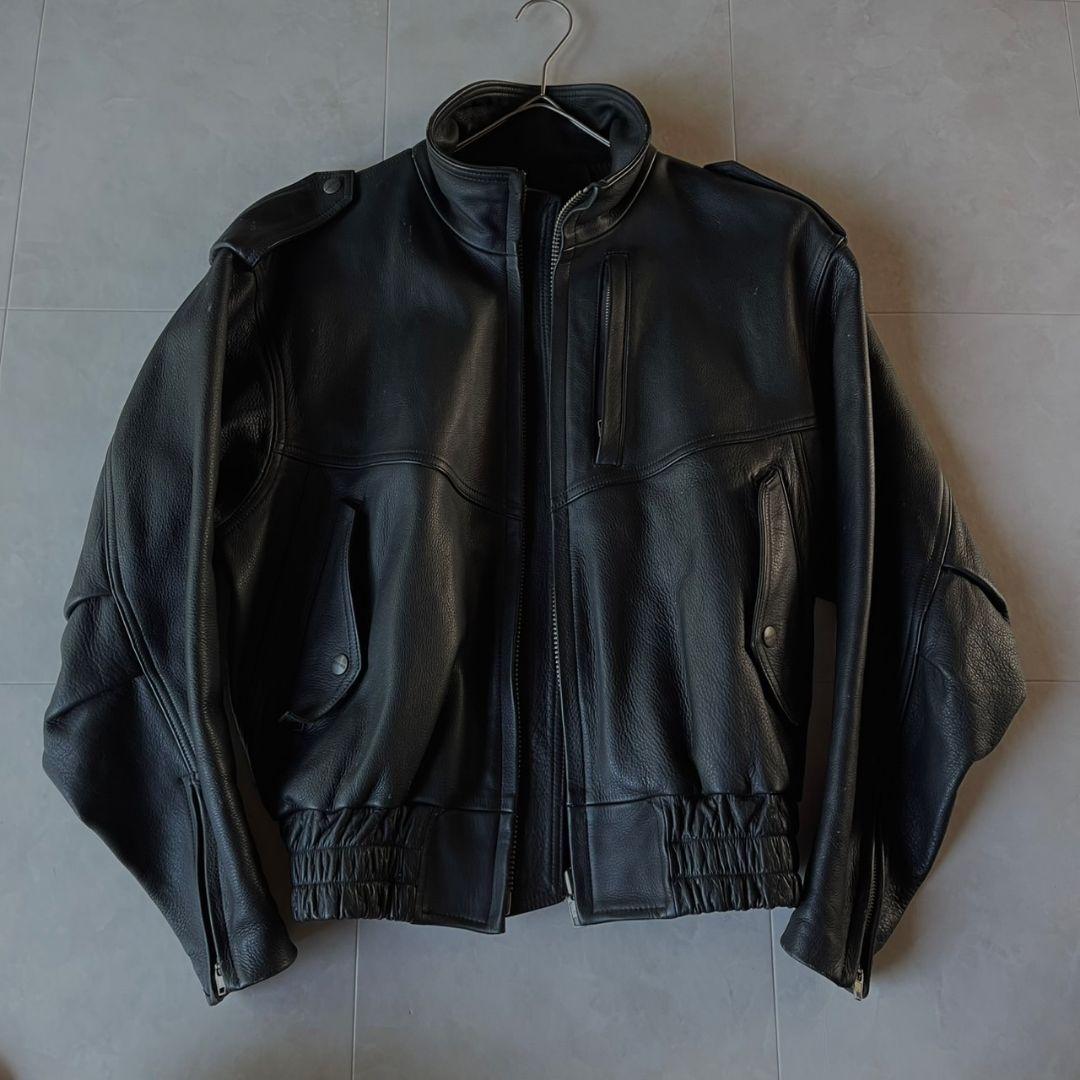 クシタニ レザージャケット ブラック M 本革ライダース 日本製