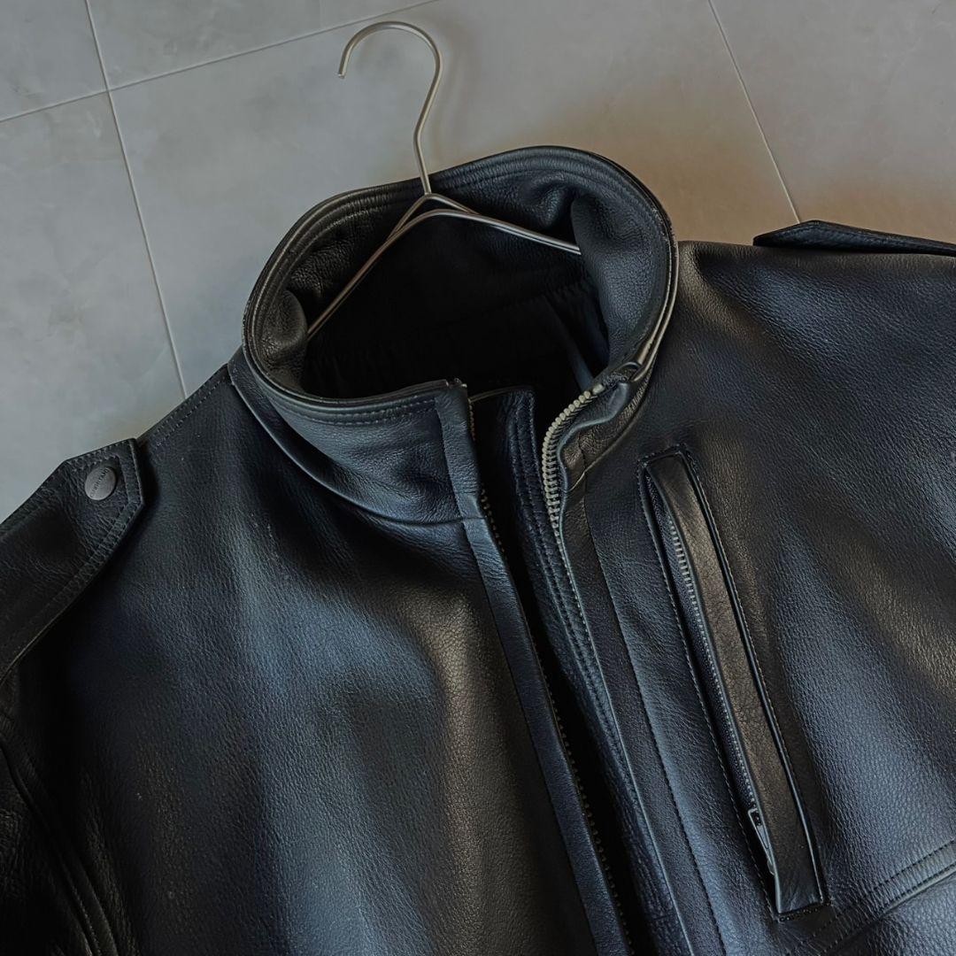 クシタニ レザージャケット ブラック M 本革ライダース 日本製