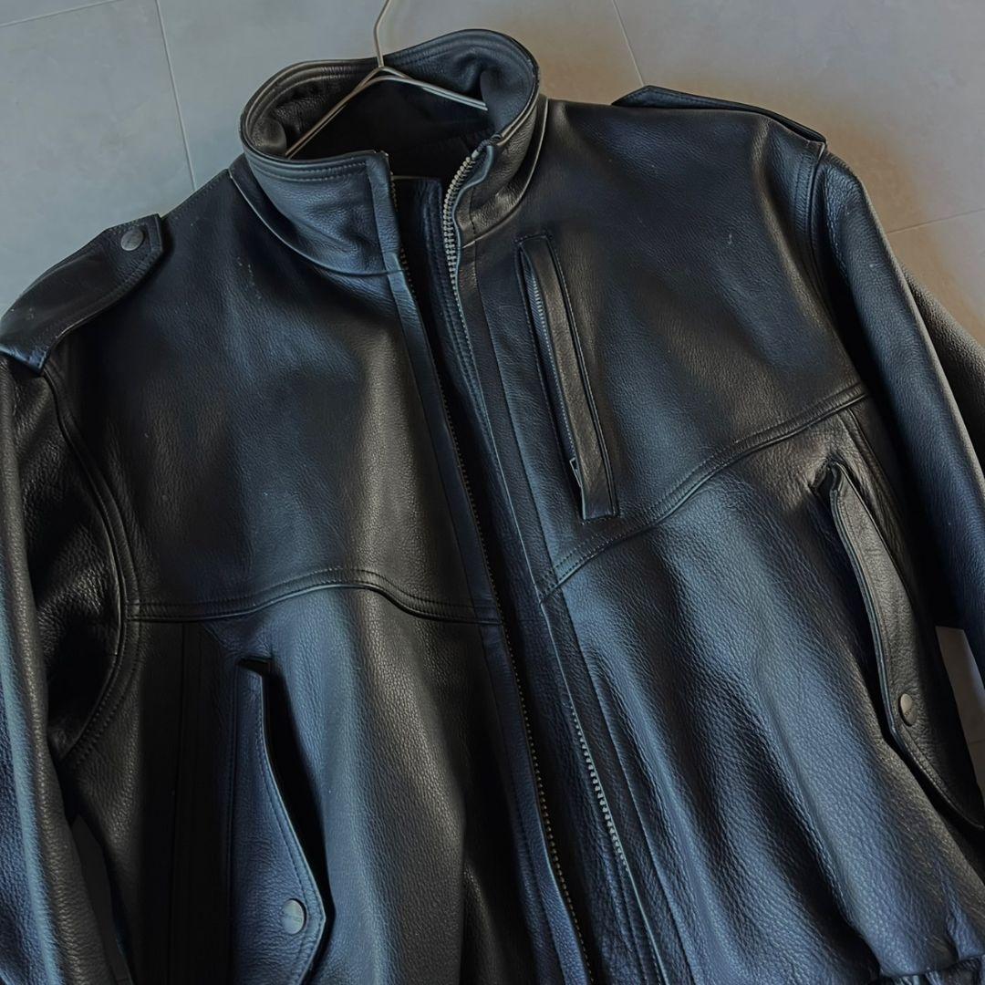 クシタニ レザージャケット ブラック M 本革ライダース 日本製