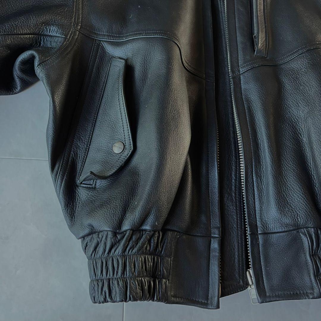 クシタニ レザージャケット ブラック M 本革ライダース 日本製