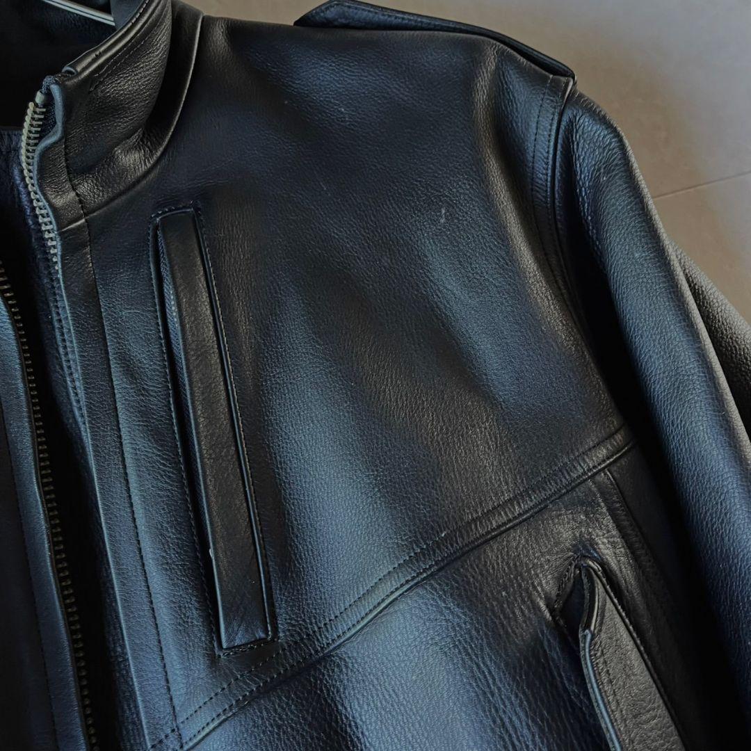 クシタニ レザージャケット ブラック M 本革ライダース 日本製