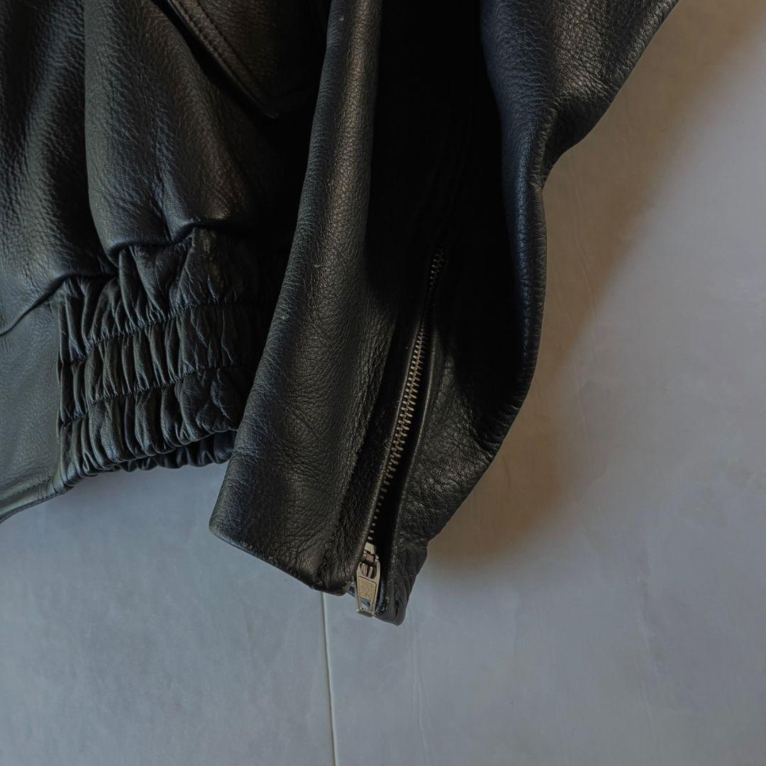 クシタニ レザージャケット ブラック M 本革ライダース 日本製