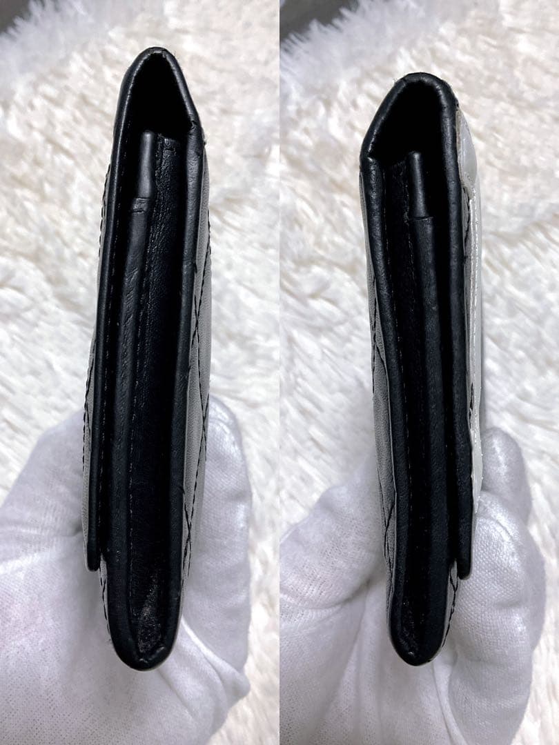 ♡希少♡CHANEL 二つ折り財布 カンボンライン マトラッセ ココマーク 黒