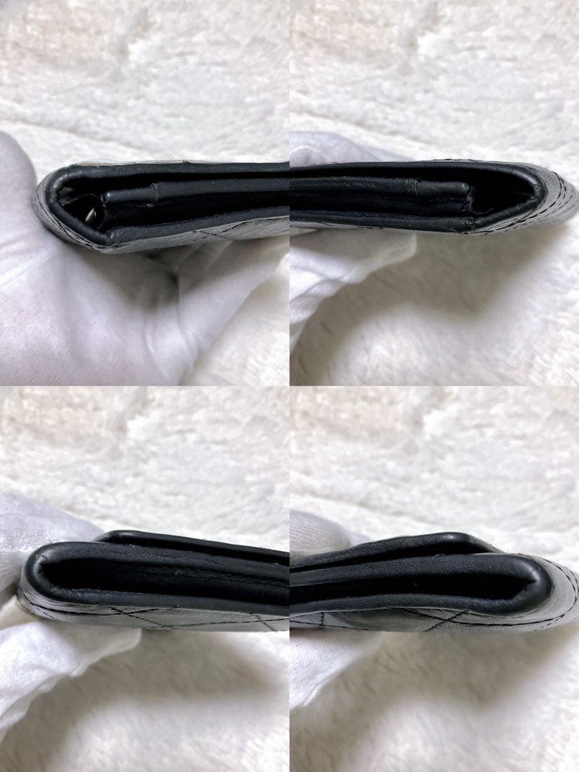 ♡希少♡CHANEL 二つ折り財布 カンボンライン マトラッセ ココマーク 黒