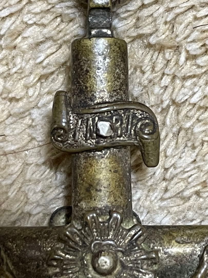 ★本物★南ヨーロッパ➕INRl➕ロザリオ/時代物/十字架/ネックレス/キリスト