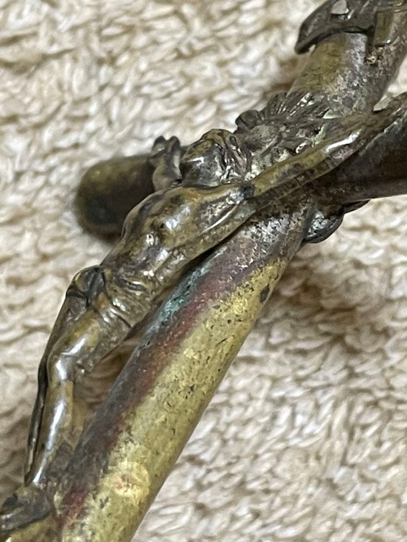 ★本物★南ヨーロッパ➕INRl➕ロザリオ/時代物/十字架/ネックレス/キリスト