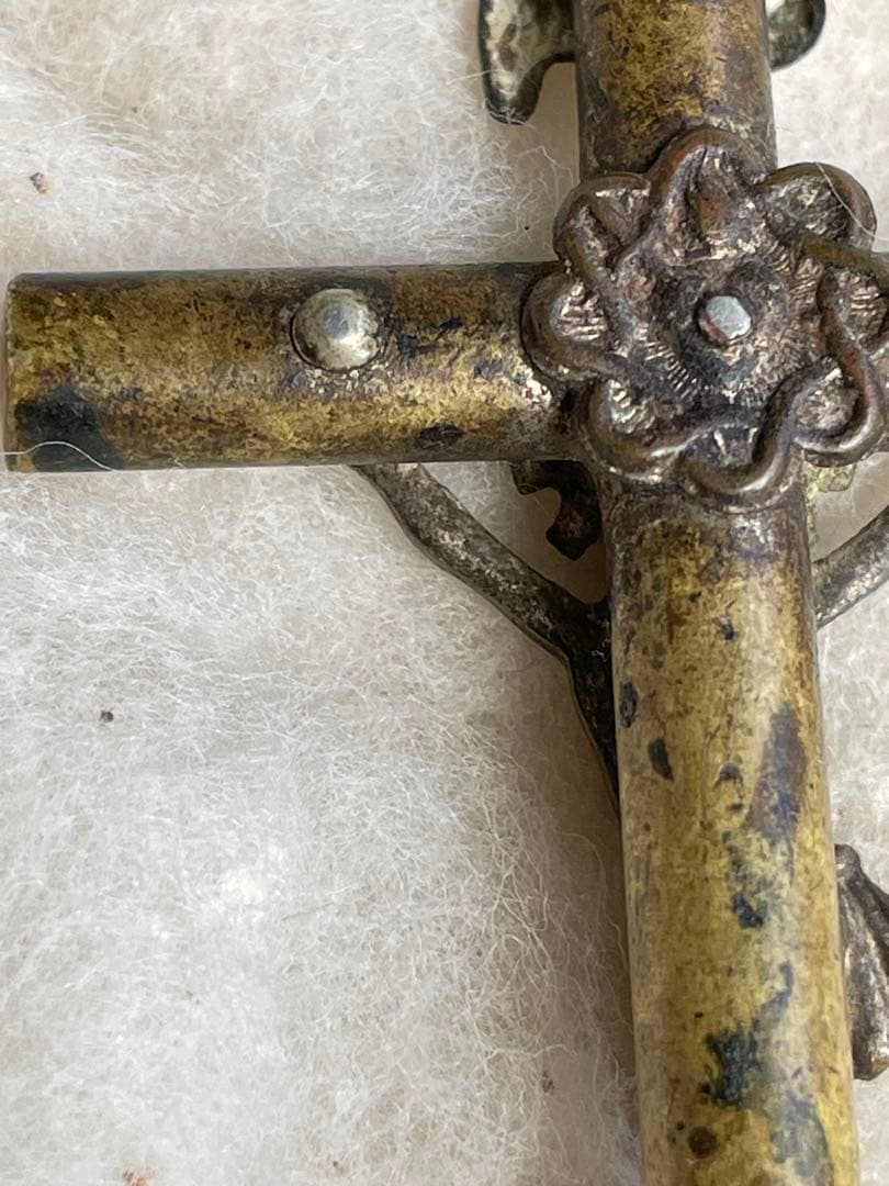 ★本物★南ヨーロッパ➕INRl➕ロザリオ/時代物/十字架/ネックレス/キリスト