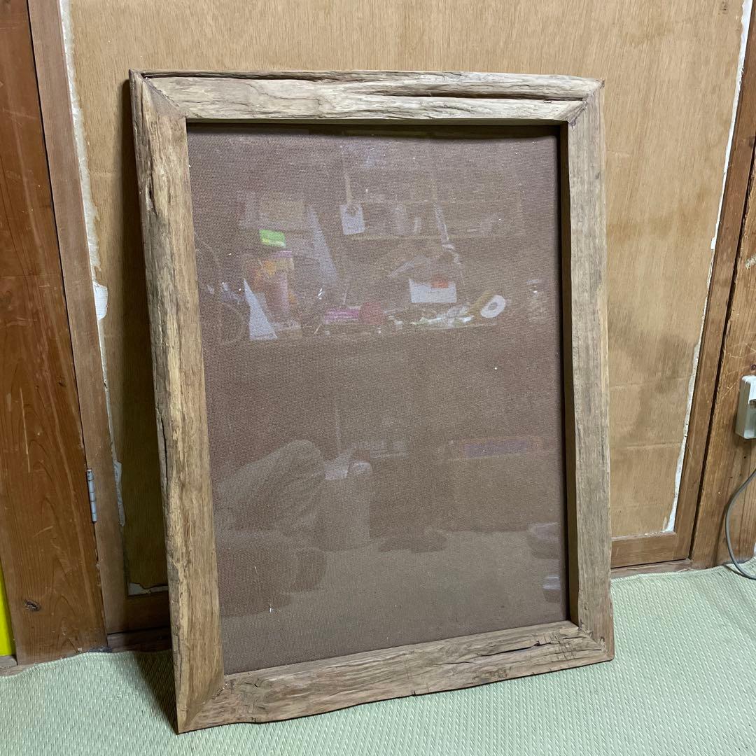 アンティーク額縁、チーク材料