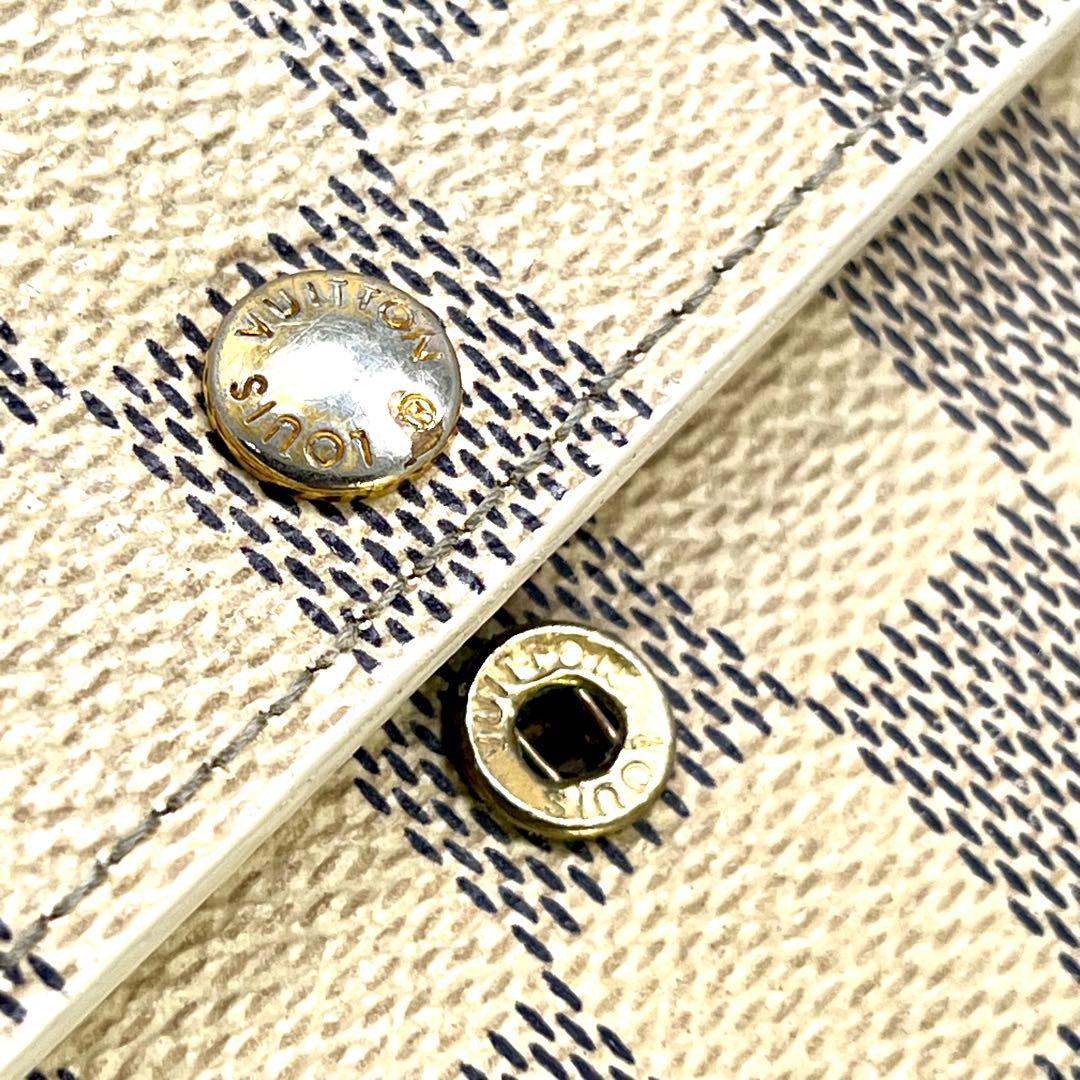 ルイヴィトン ポルトフォイユ サラ ダミエ アズール N61735 長財布