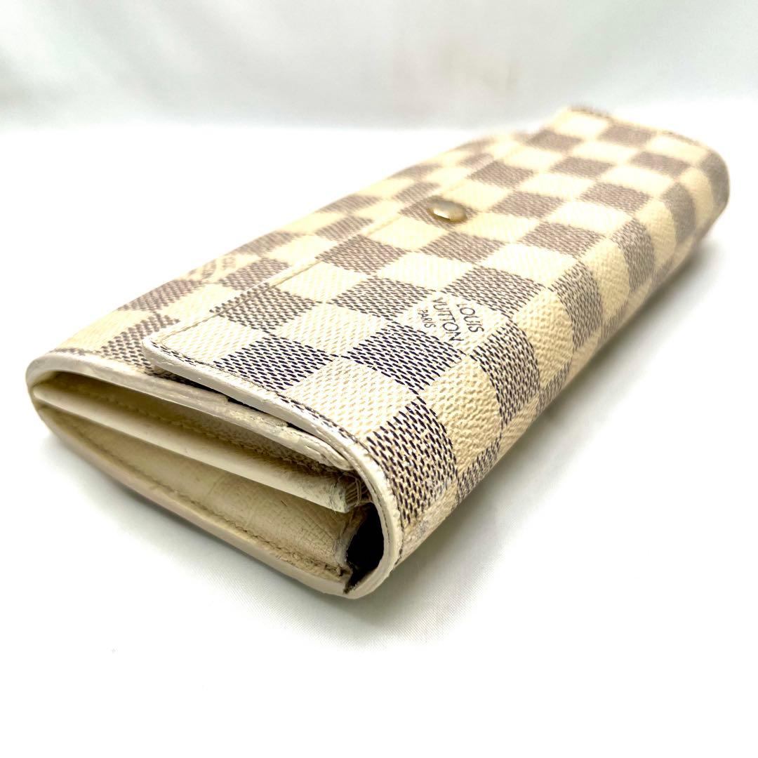 ルイヴィトン ポルトフォイユ サラ ダミエ アズール N61735 長財布