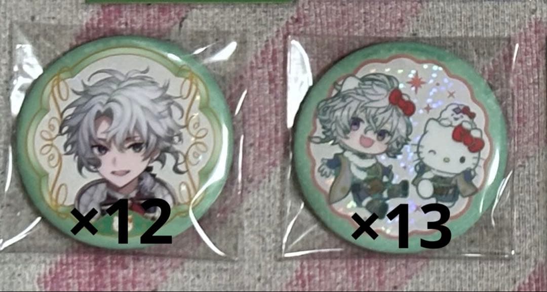 叢雲カゲツ 缶バッジ サンリオ 等身 SD