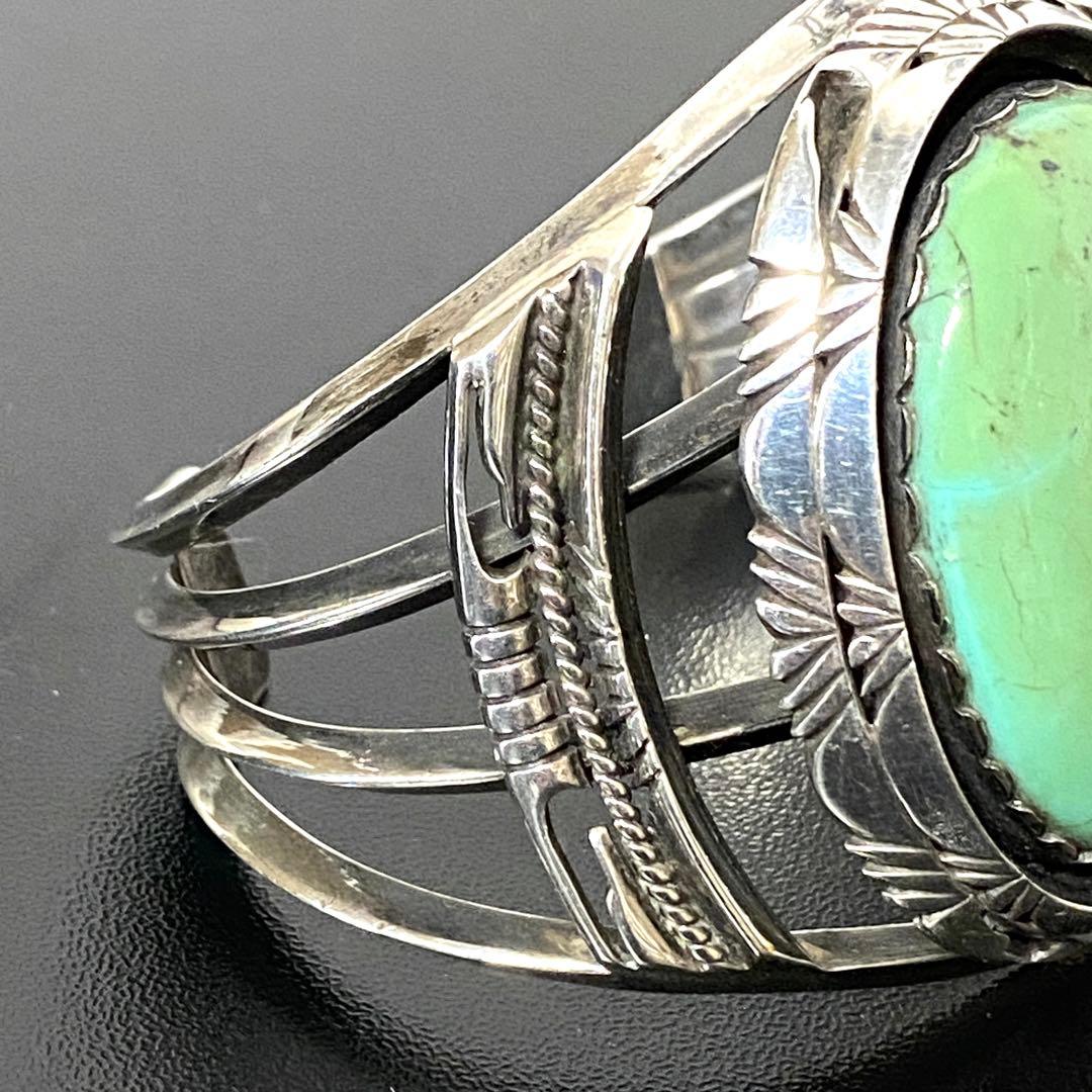 ターコイズ シルバー925バングル ネイティブアメリカン インディアン