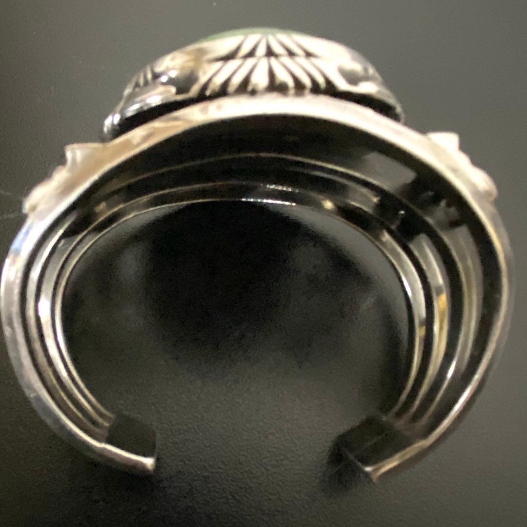 ターコイズ シルバー925バングル ネイティブアメリカン インディアン