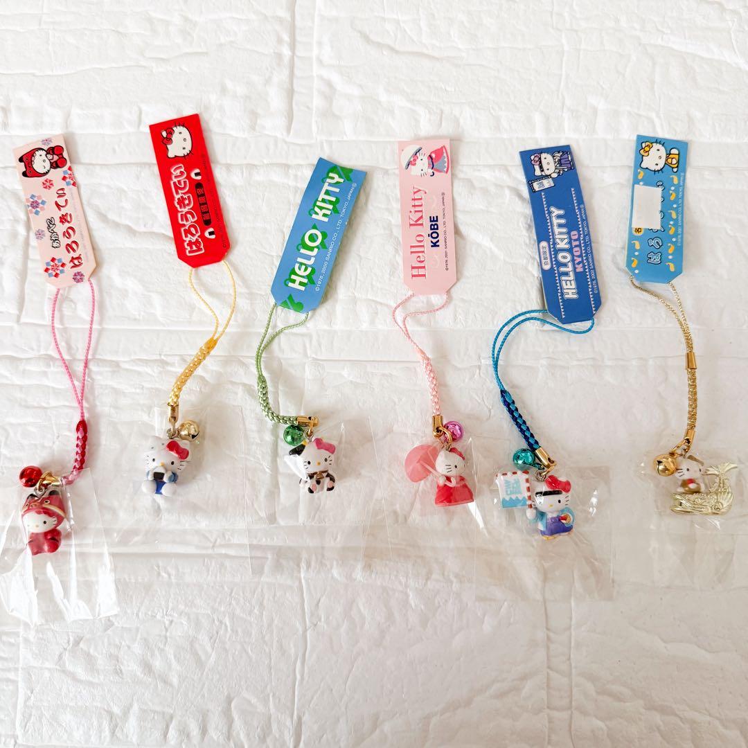 【新品未開封】③ご当地ハローキティちゃん根付けストラップ6点セット✨激レア✨