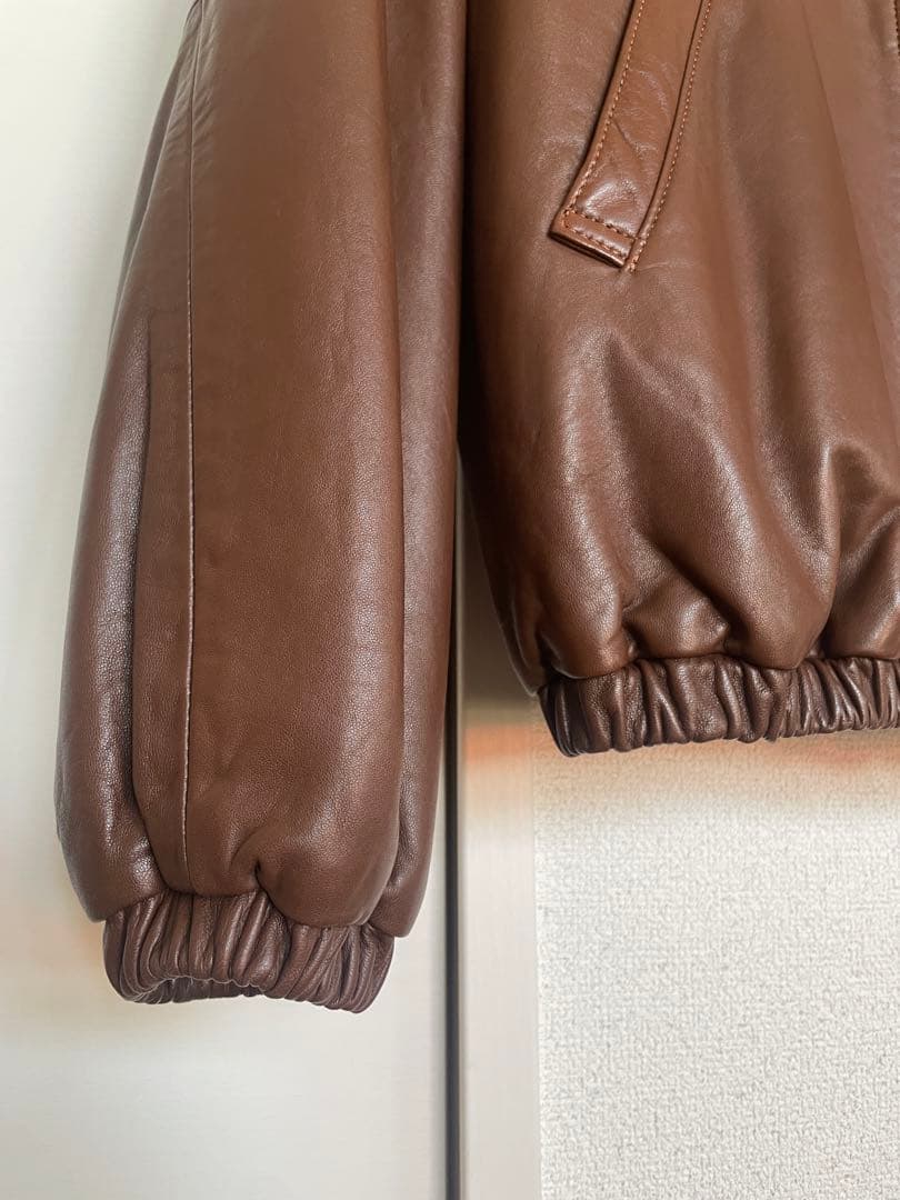 専用　90s polo ラルフローレン　スイングトップ　レザージャケット