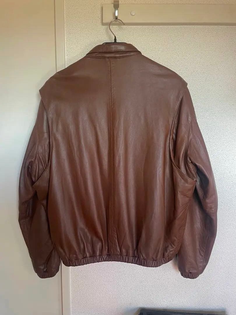 専用　90s polo ラルフローレン　スイングトップ　レザージャケット