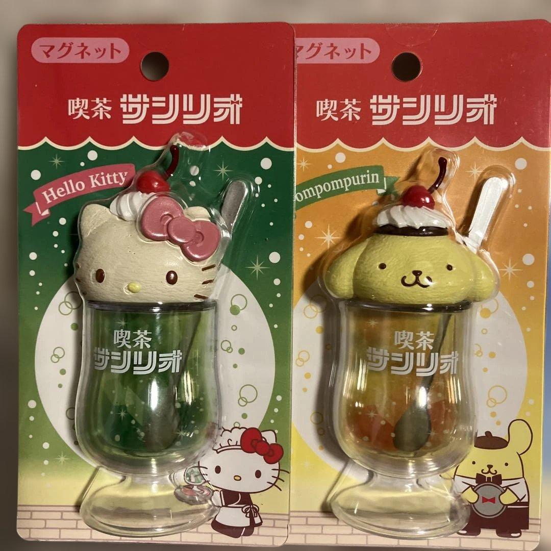 サンリオ　喫茶サンリオ　マグネット　4個セット