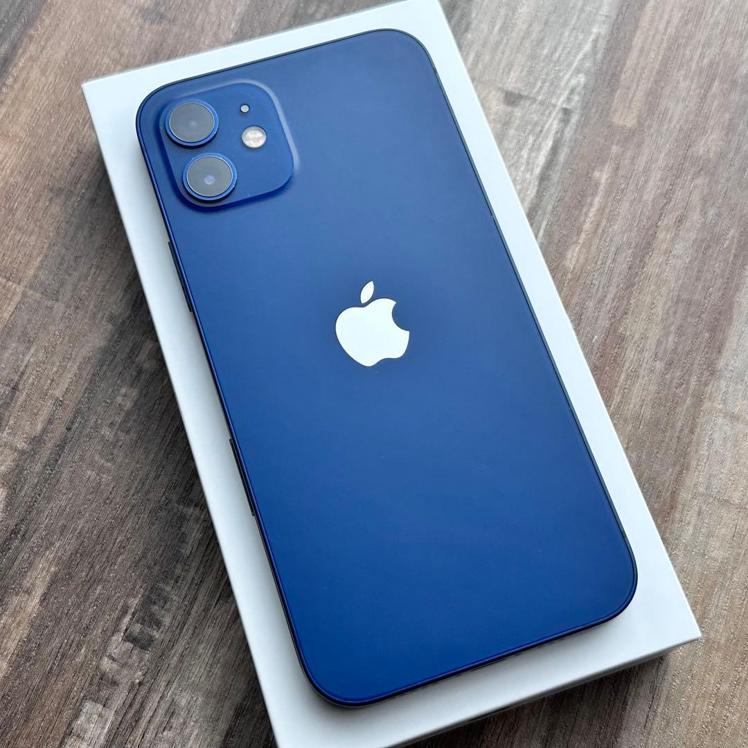 【良品◎】iPhone12 本体 Blue 128GB SIMフリー
