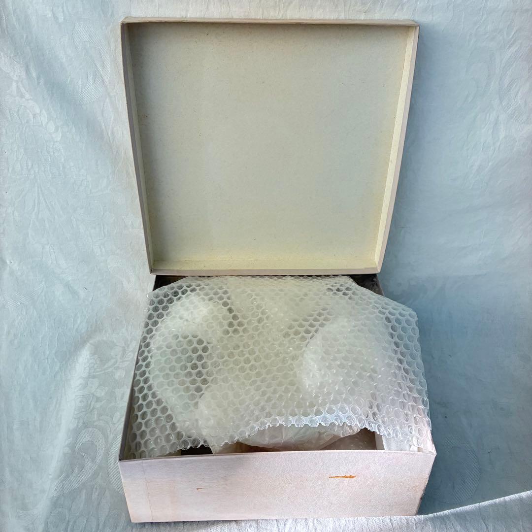 【希少】ベネチア　ムラーノ　バラリン工房　レースガラス　ボウル　ピンク　グリーン