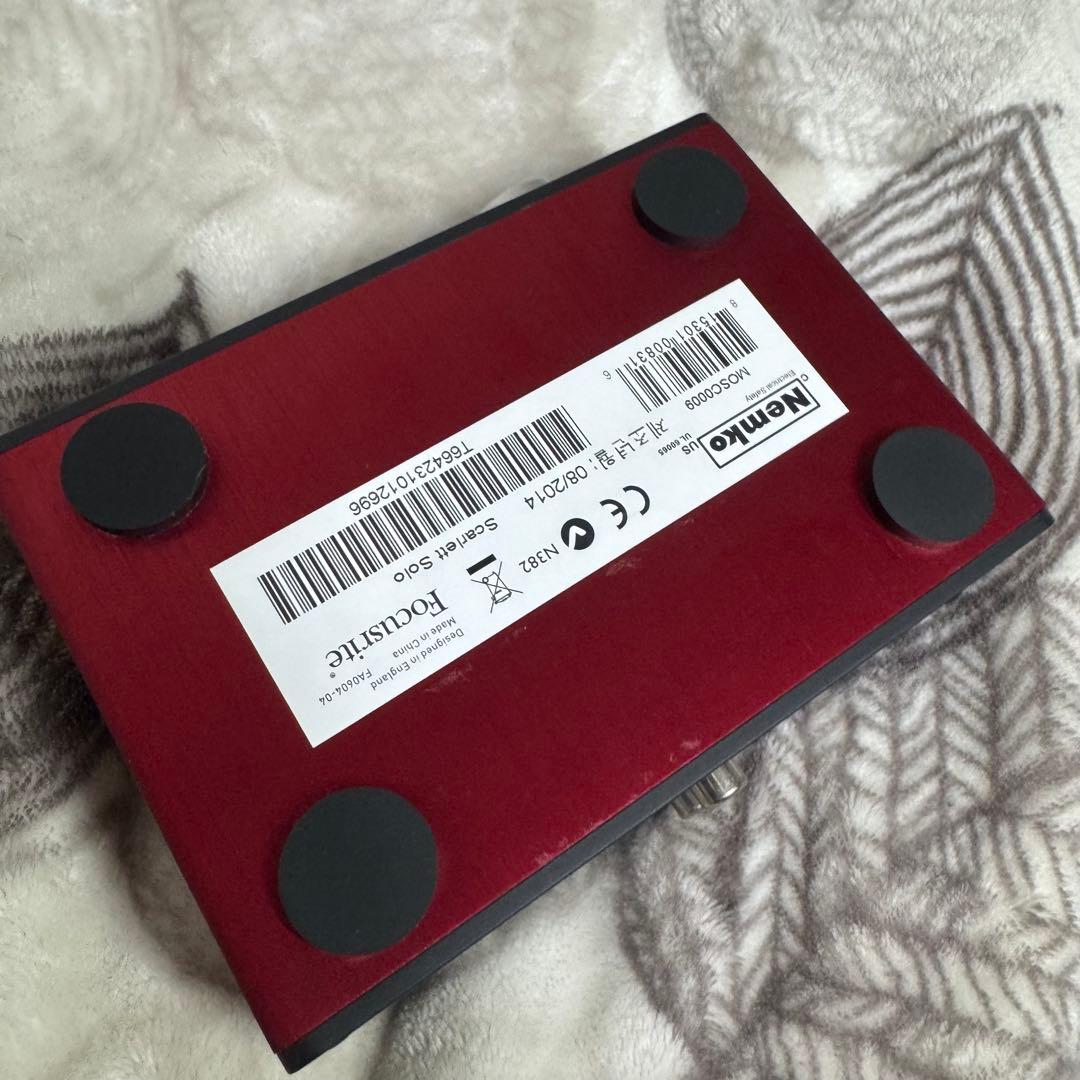 Focusrite Scarlett Solo オーディオインターフェイス