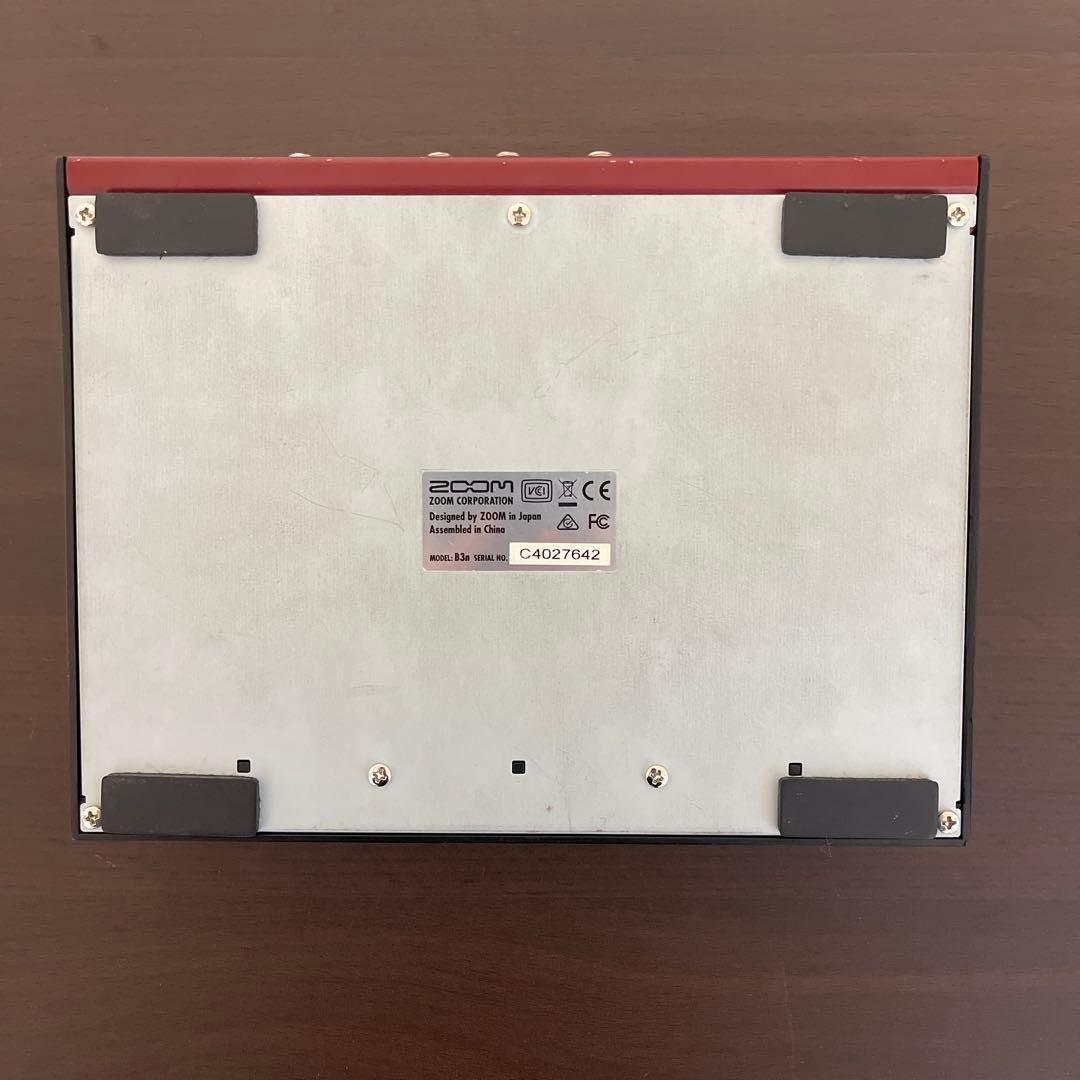 ZOOM B3n マルチエフェクター ACアダプター説明書付き