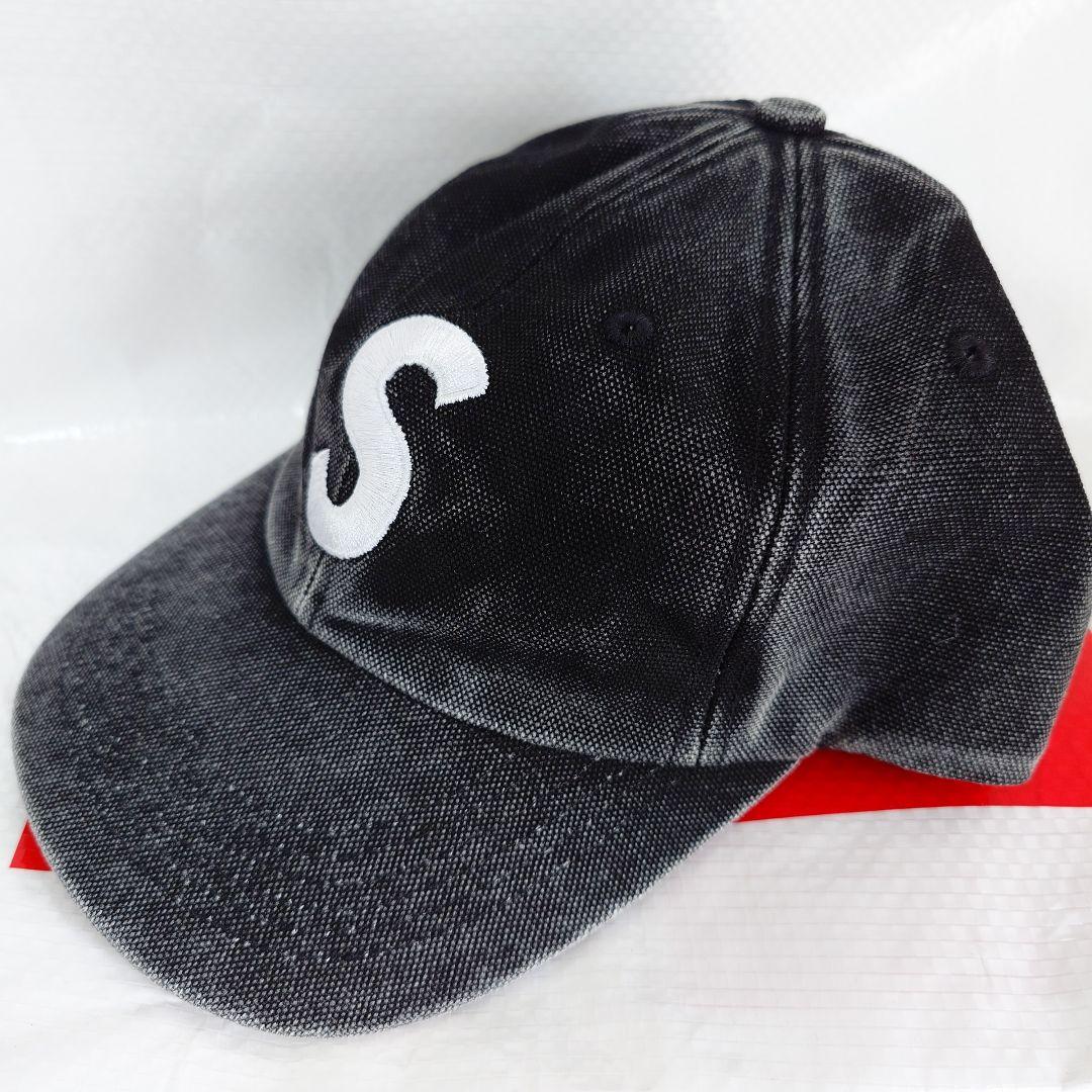 SUPREME ブラックキャップ Sロゴ