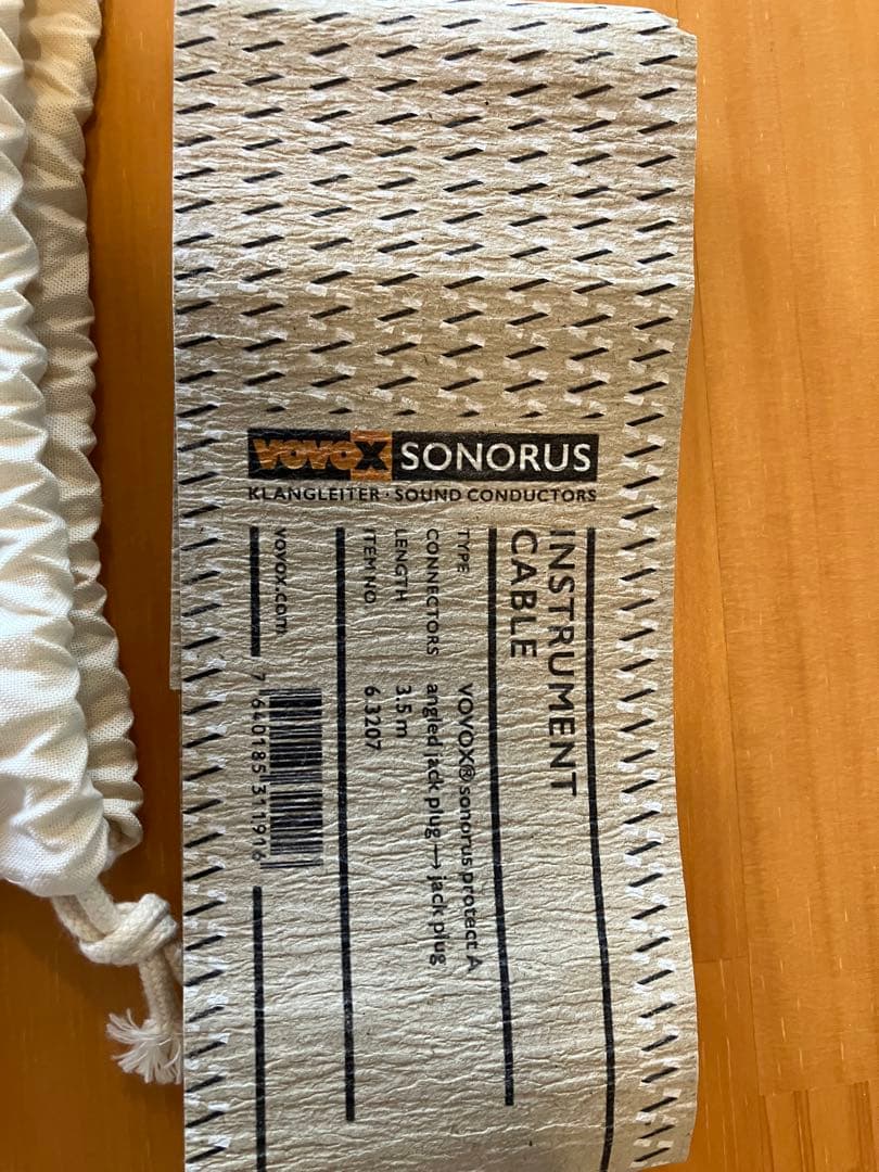 1年保証 VOVOX sonorus protect A Cable 350cm