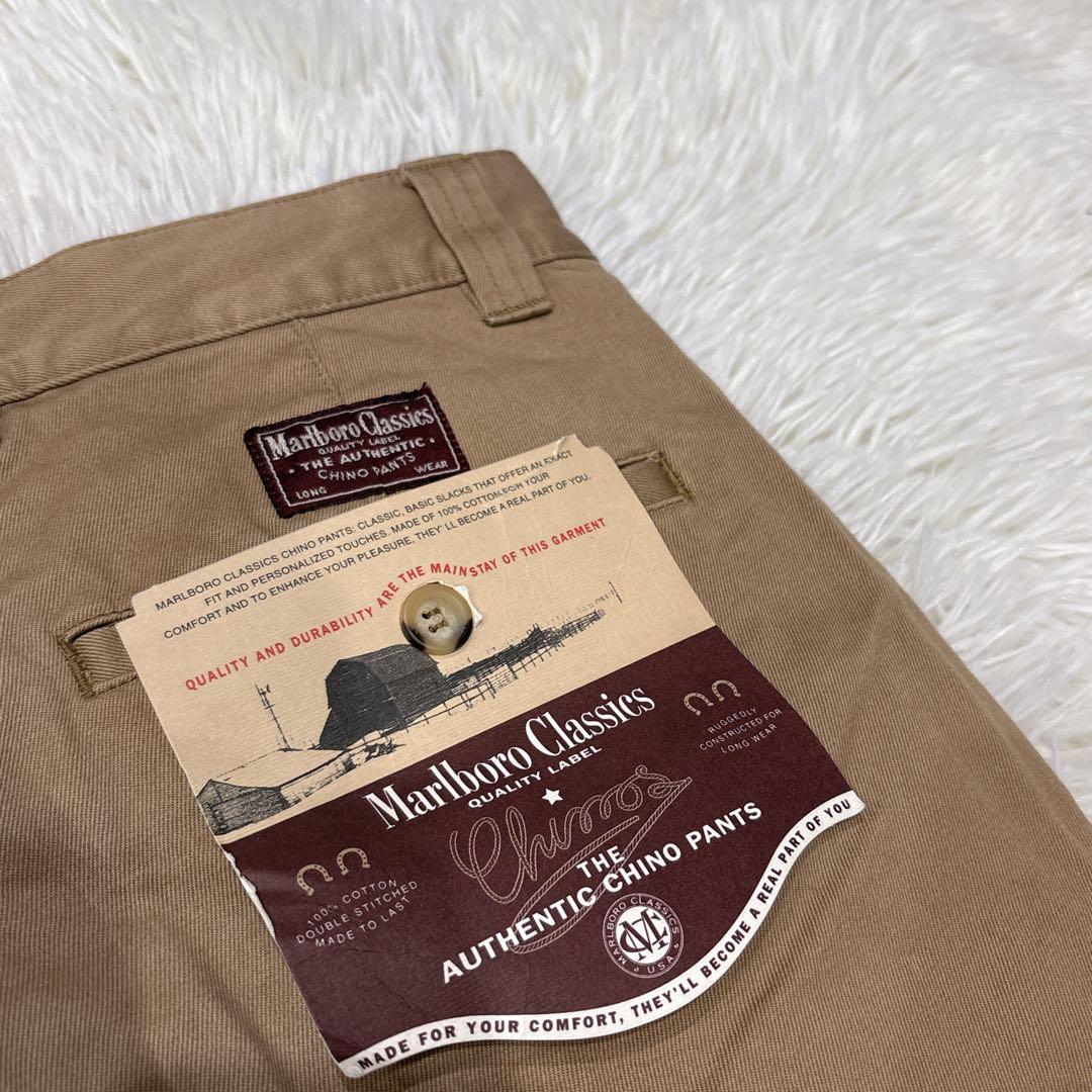 新品　Marlboro Classics チノパン　W34 L34 ブラウン