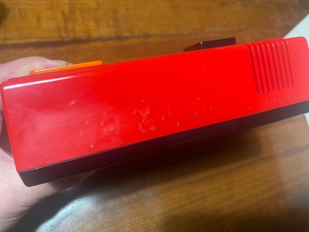 昭和レトロCITIZENパタパタデジタル置時計 赤