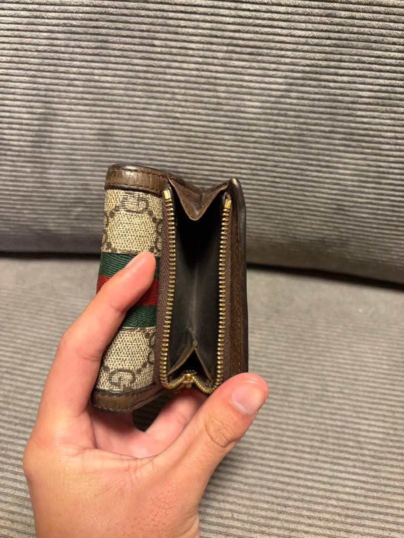 Gucci GGキャンバス 三つ折り財布