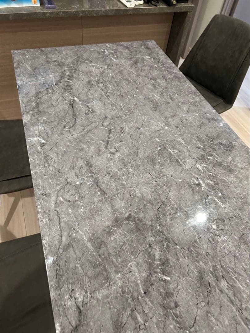 a3115188　大理石風ダイニングテーブルのみ