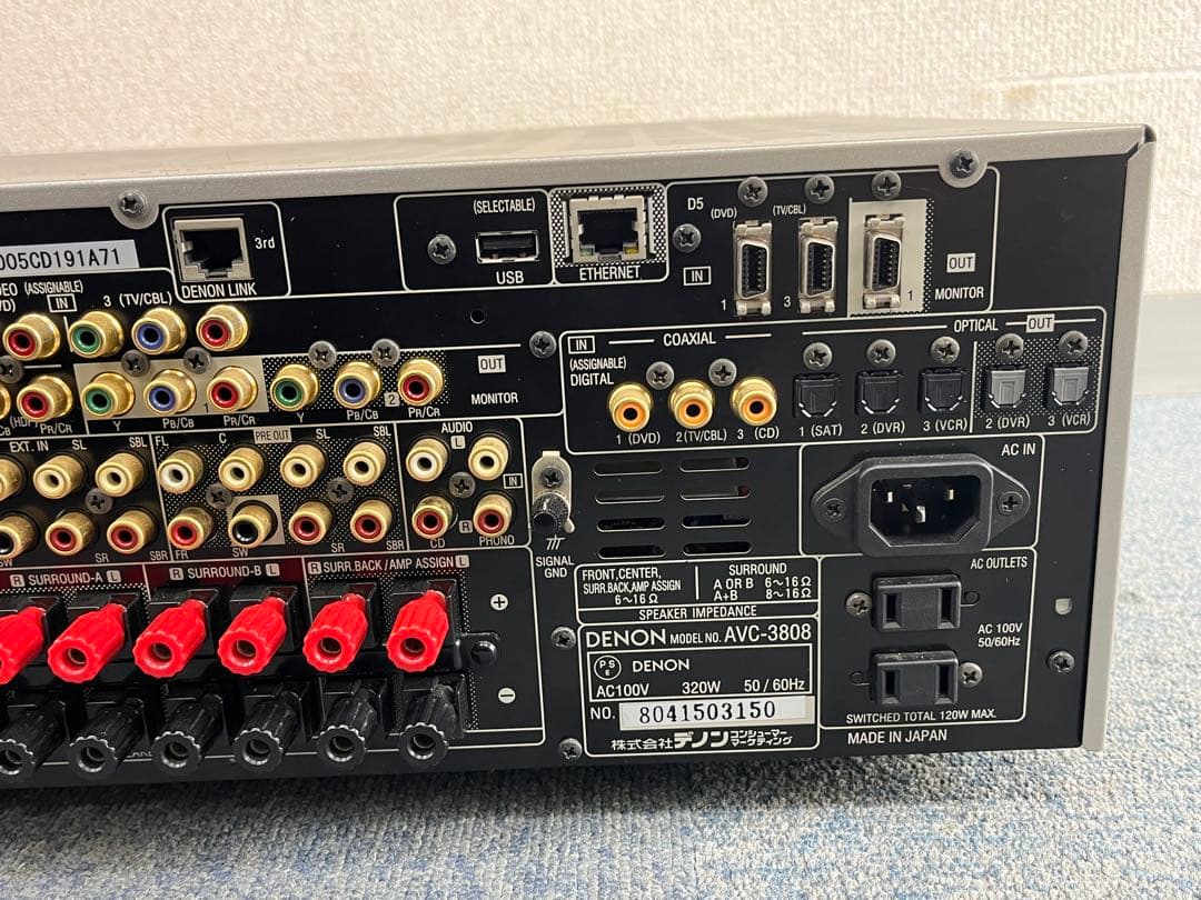 DENON デノン AVC-3808 AVアンプ サラウンドアンプ