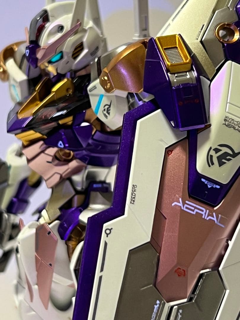 ガンプラ フルメカニクス 1/100 ガンダムエアリアル 塗装完成品