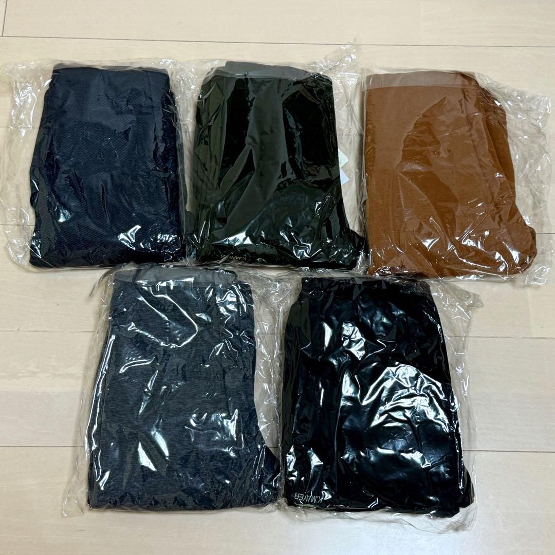 未開封品 クリフメイヤー 150cm 裏シャギーアタタカ裾リブパンツ 5色セット