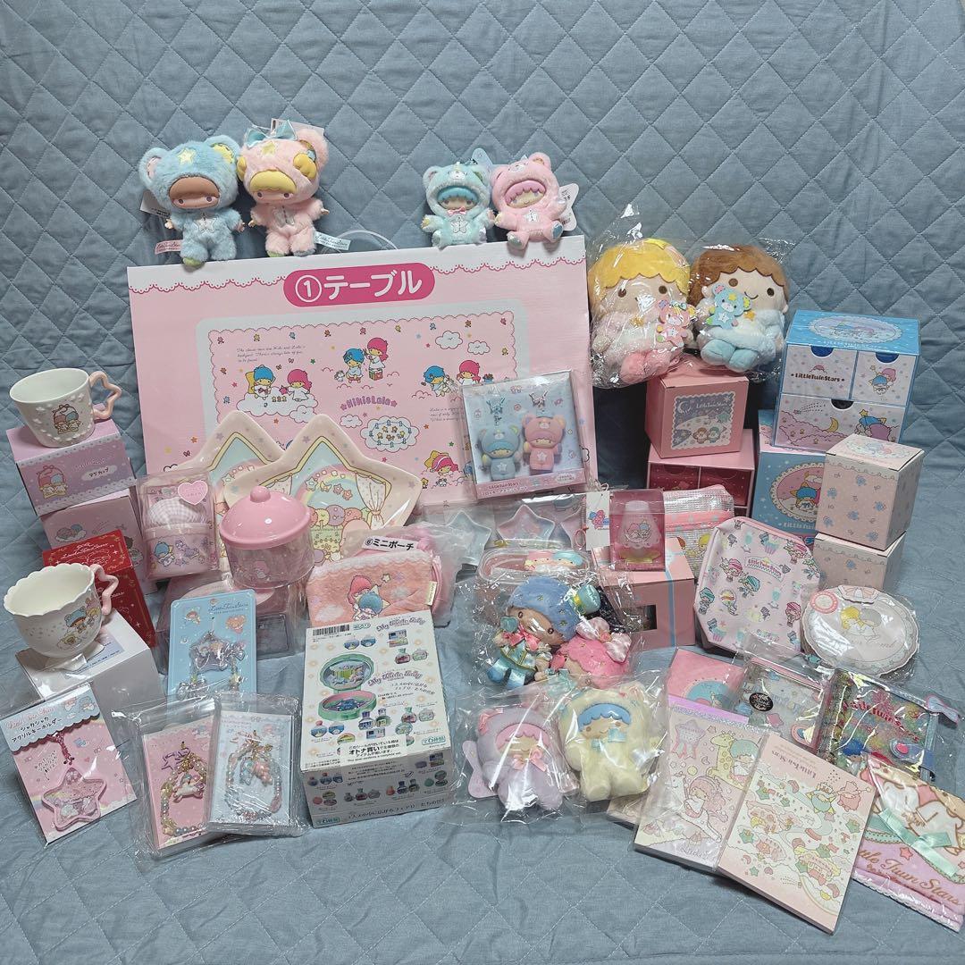 サンリオ❣️激レア　キキララ パフポフ　マスコット　テーブル　プレート　マグ