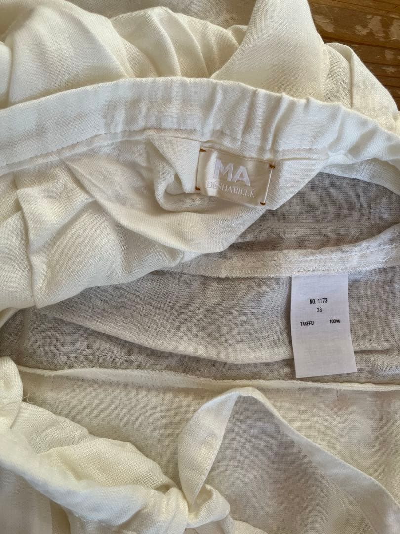 MA deshabille エムエーデザビエ　竹布パンツ