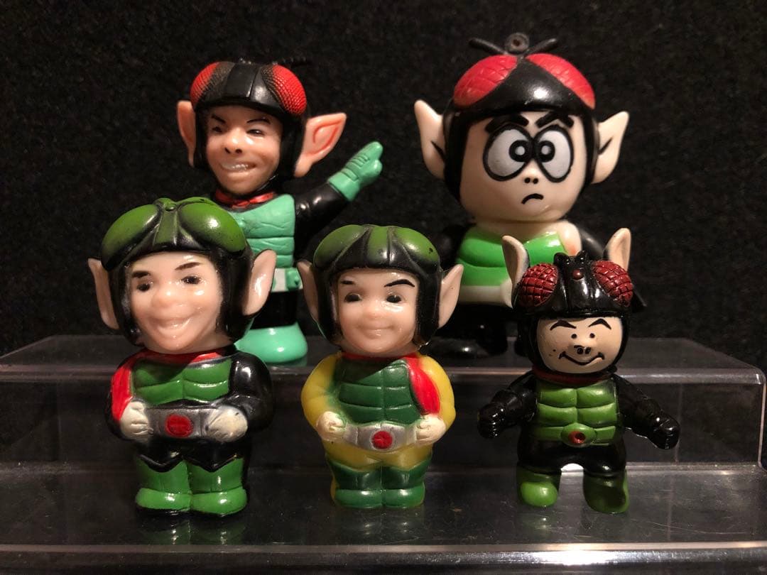 貴重 当時物 無版権 ソフビ 仮面ノリダー チビノリダー パチ物 とんねるず