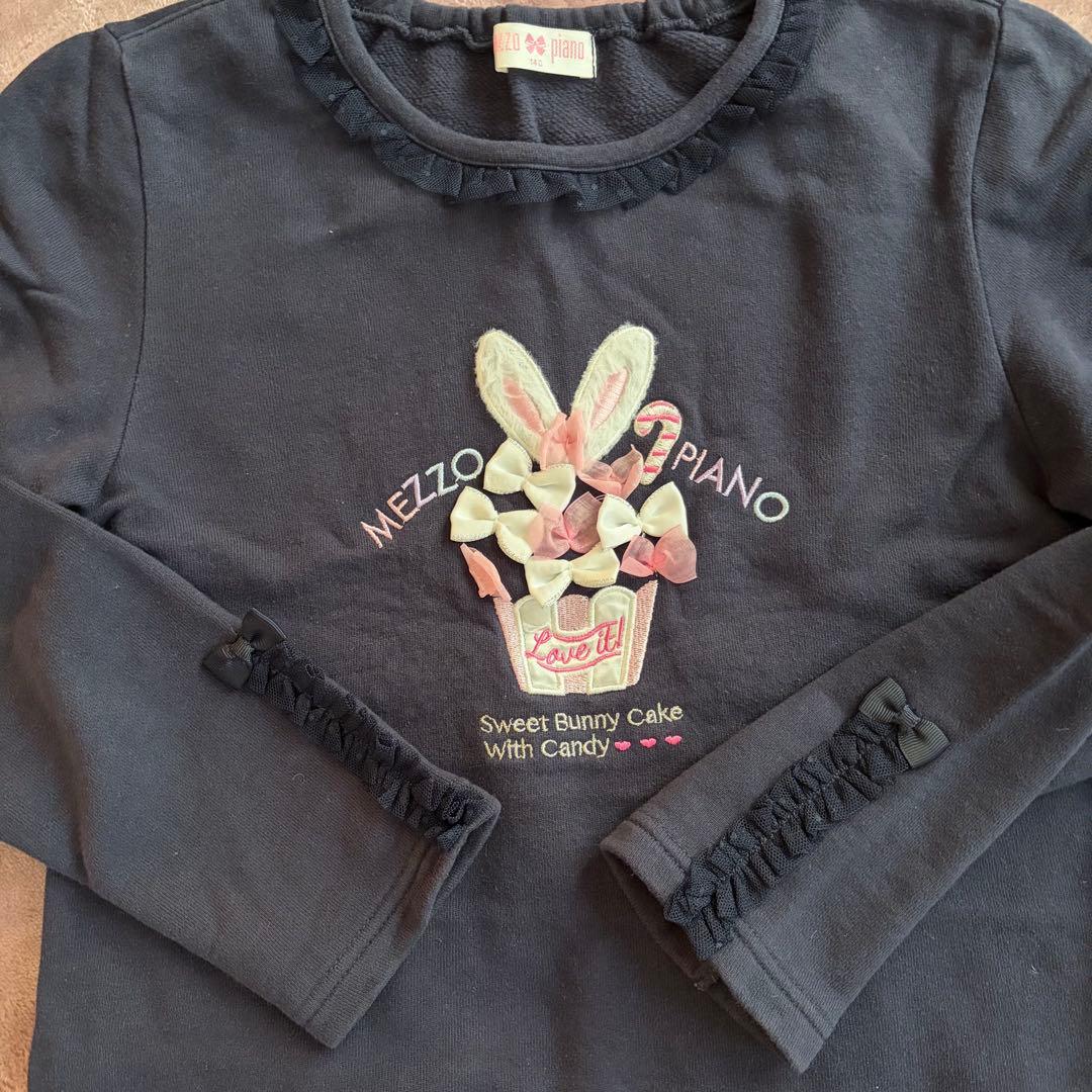 ぽてぽて様　メゾピアノ 140 トレーナー　トップス　スカート 6点セット