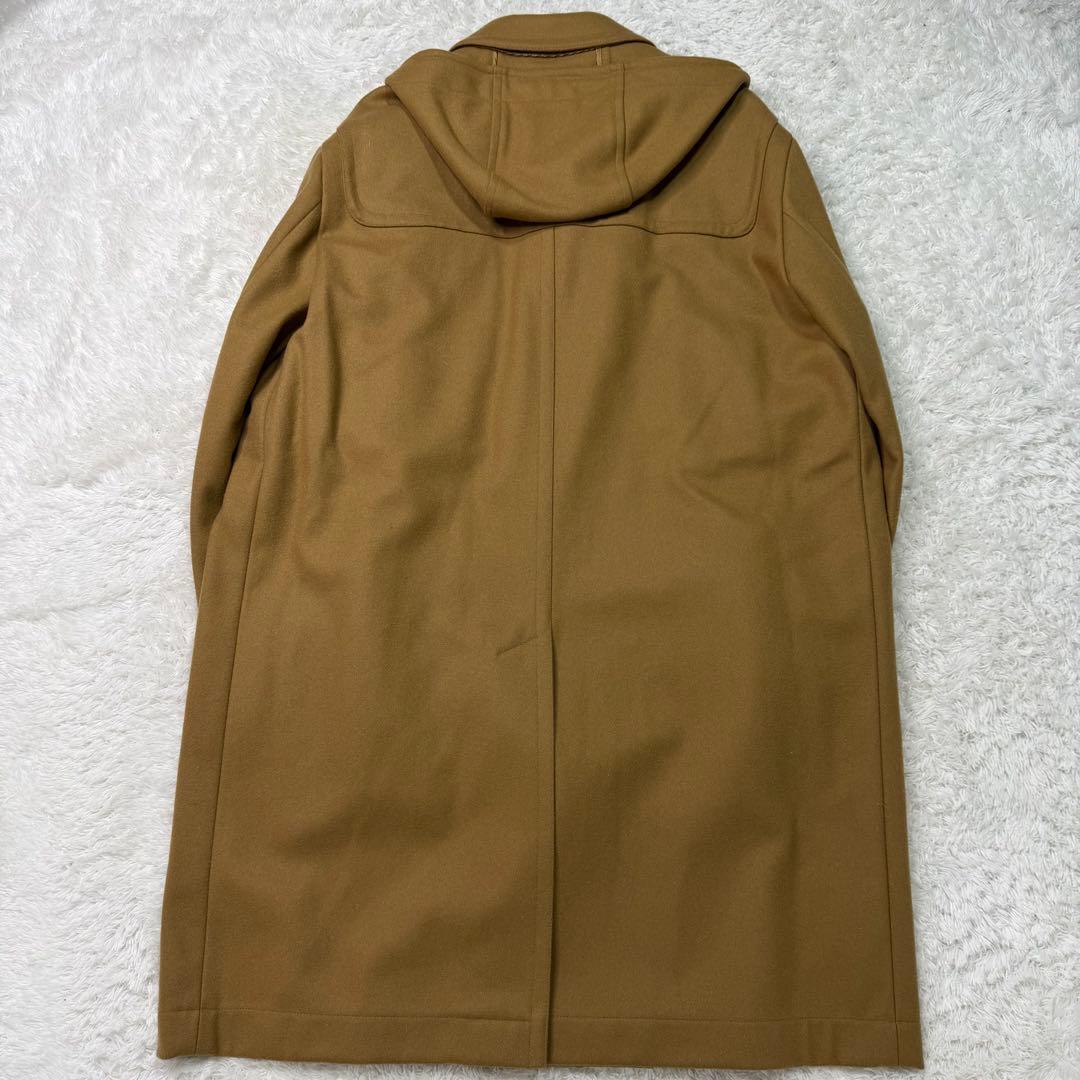 FENDI ロングコート 大きいサイズ XL 取り外しフード付き ウール