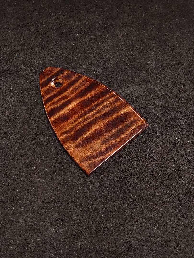 （注文分）ウッドパーツ4種/カーリーメイプル材 ダークブラウンクリア仕上げ