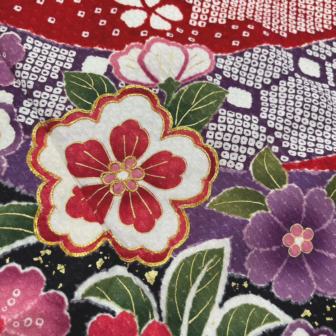 正絹 振袖 長襦袢セット古典柄熨斗模様トールサイズ