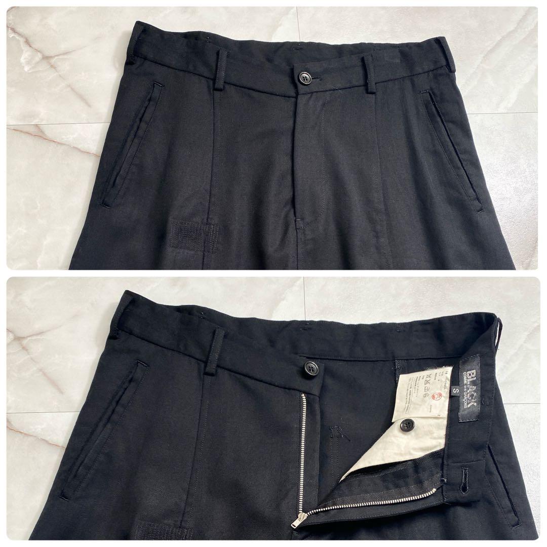 A15925 ブラックコムデギャルソン 09ss サルエルパンツ　黒 S